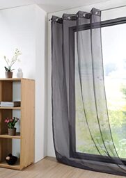 Stof Lovely Casa Curtain 140 x 280 cm Polyester Anthracite