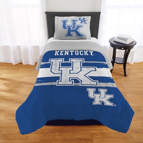Kentucky Wildcats Comforter Set ??? Wildcats Bedding for Dorms, Guest Rooms, RVs, Tailgates & UK Game Day Decor, Twin/Twin XL