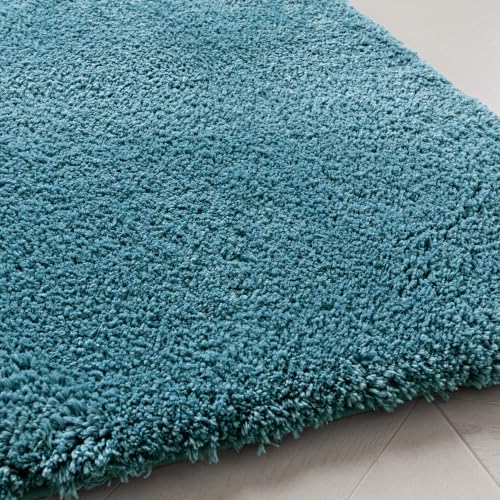 Sonive Bath Mat Non Slip Anti Mould 40x60 cm, Blue