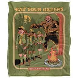 Steven Rhodes Eat Your Greens Silky Touch Super Soft Throw Blanket 152 X 127 Cm