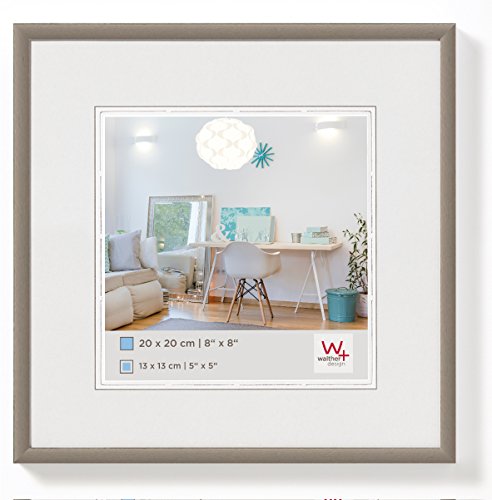 walther Design Picture Frame Steel 10 x 10 cm New Lifestyle Plastic Frame KV010D