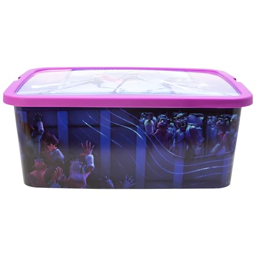 Kpop Demon Hunters Storage Click Box - Toy Boxes, Toy Organiser, for Living Room, Children’s Room, Kids Playroom (Medium) (13 Litres)