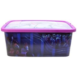 Kpop Demon Hunters Storage Click Box - Toy Boxes, Toy Organiser, for Living Room, Children’s Room, Kids Playroom (Medium) (13 Litres)