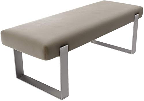 Vant Upholstered Bedroom Bed Bench - Living Room & Lounge Ottoman - 158 kg Weight Capacity (Velvet Sand Storm)