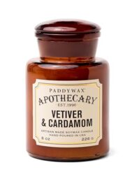 Paddywax Scented Candles Artisan Apothecary Candle, 226g, Vetiver & Cardamom