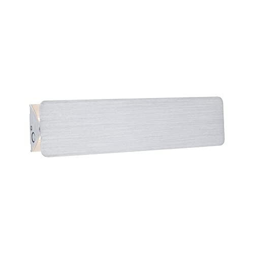 Paulmann 79513 LED ceiling luminaire wall luminaire Katla 340lm 230V incl. 1x7 watt ceiling lamp brushed aluminium living room lamp aluminium 2700K
