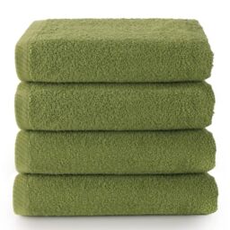 Top Towel - Plus - Bath Towels - 4 Face Towels or Bidet - 30x50cm - 100% Cotton - Sheet