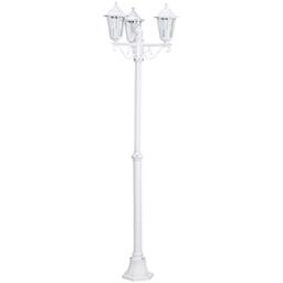 Eglo Laterna 5 Lamppost, 3-Flame Victorian Style Outdoor Lantern