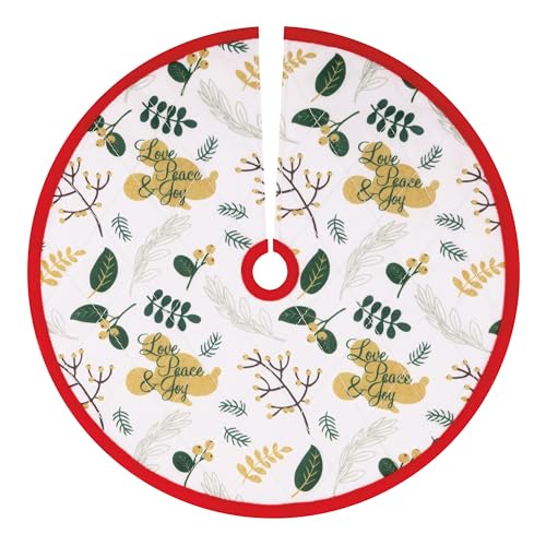 "Hallmark Keepsake 12"" Mini Christmas Tree Skirt, Disney Mickey Mouse, Gifts for Disney Fans"