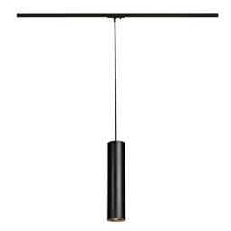 SLV 1-Phase Enola_B Spotlight, LED spot, Ceiling, Track System, Interior Lighting / GU10 50W Black, Aluminium, 50 W 143960