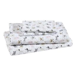 Elite Home Microfiber 90 GSM Whimsical Printed Sheet Set