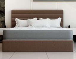 eXtreme comfort ltd Cooltouch Colours Grey Kingsize Mattress - 150x200cm, 18cm deep. Memory Foam and Coil Spring Hybrid, Plush Comfort, UK Made Mattress in a Box