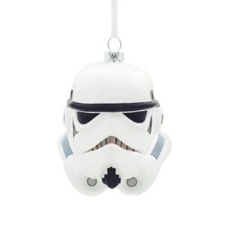 Hallmark Imperial Stormtrooper Glass Ornament, Star Wars Tree Decoration, Glass Hanging Ornament, Christmas Hanging Ornament, Gifts For Christmas, White