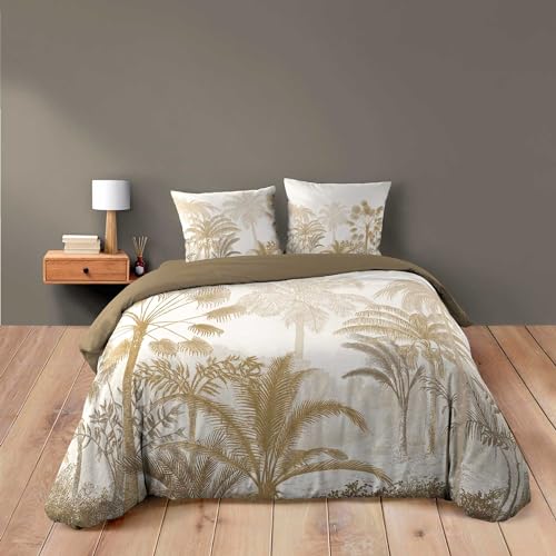 Douceur d'Intérieur, 3-Piece Bedding Set (240 x 220 cm) Cocoty, 100% Cotton