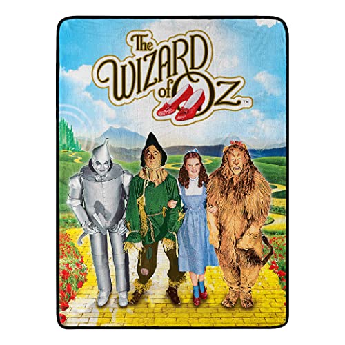 "Northwest Wizard of Oz Micro Raschel Throw Blanket, 46"" x 60"", We're Home"