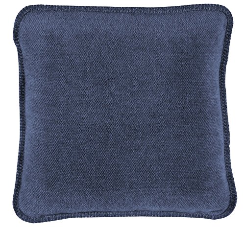 biederlack Aura Cushion Cover, Mixed Fabric, Cotton, Blue, 50 x 50 x 12 cm