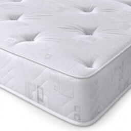 eXtreme comfort ltd Harmony Tuft Double Mattress - Double Sided, Hand Tufted, Bonnel Spring, Medium-Soft Comfort Support, White, 4ft6 x 6ft3 (135 x 190 x 20cm)