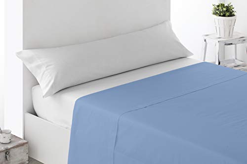 Miracle Home. Top Sheet Soft and Comfortable, 100% Brushed Microfibre, Wrinkle-Free and Anti-Peeling. 175 x 270. 105 Beds. Light Blue