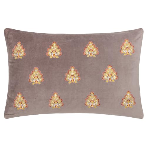 Paoletti Rennes Embroidered Feather Filled Cushion