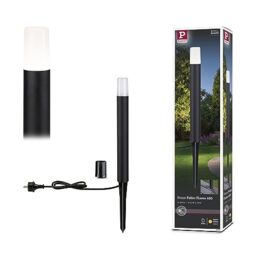 Paulmann 94385 LED Exterior luminaire Bollard Light Flarea IP65 Warm White 400mm incl. 1x3.1 watt Outdoor Lighting Black Outdoor lamp Aluminium Garden lamp 3000 K
