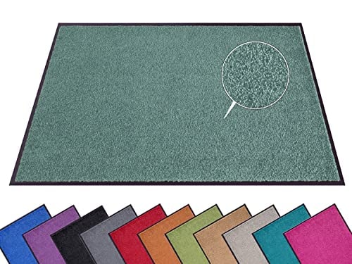 Hanse Home Doormat (S-XXL) 90 x 150 cm - 12 Colours - Outdoor Dirt Trapper Mat Door Mat Washable & Weatherproof Non-Slip for Entrance Area & Outdoor Use - Olive Green