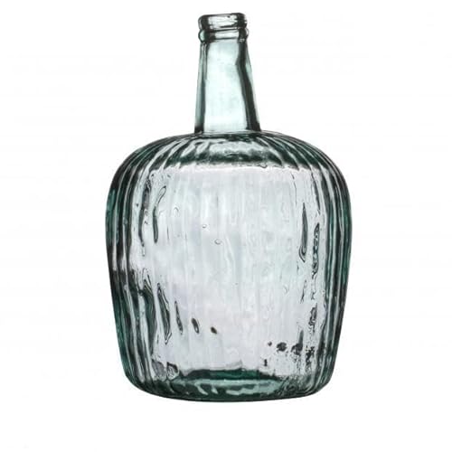 NATURAL LIVING Dame Jeanne Sahara Vase 8 L Recycled Glass Diameter 24 cm x Height 36 cm