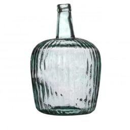 NATURAL LIVING Dame Jeanne Sahara Vase 8 L Recycled Glass Diameter 24 cm x Height 36 cm