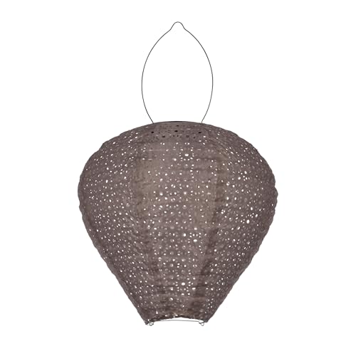 Eglo Solar Lantern Z_Solar, Outdoor Garden lamp, Hanging Light for Balcony - plastic in beige, warm white, IP44