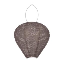 Eglo Solar Lantern Z_Solar, Outdoor Garden lamp, Hanging Light for Balcony, Plastic in Beige, Warm White, IP44