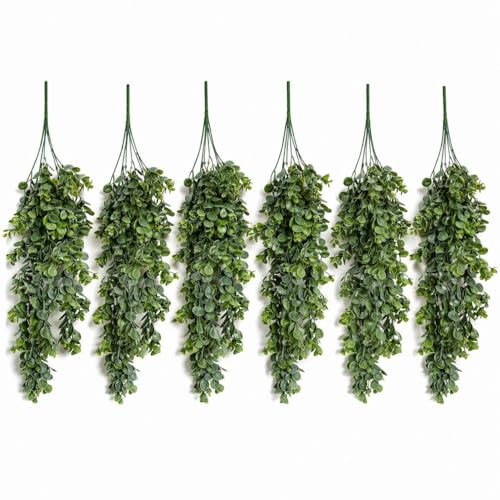 Multipack Leaf Design Artificial Hanging Plants