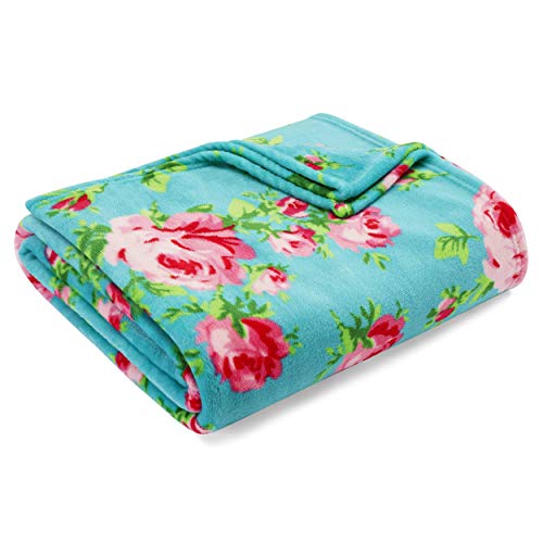 "Betsey Johnson Ideal for Couch, Bed, or Lounge, Cozy Home Essentials, Polyester, Bouquet Day, 50"" x 70"""
