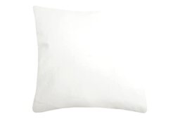 LOVELY CASA Duo Cotton Cushion, Cotton, off-white, 40x40 cm