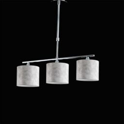 THELUZ 390/3PL Chrome Ceiling Light