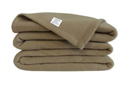 Poyet Motte Poleco Blanket in Polyester Fleece - Taupe, polyester, taupe, 260x240 cm