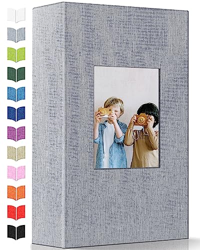 Photo Album Self Adhesive Scrapbook Album for 4x6 5x7 8x10 Pictures,40 Pages DIY Photo Book,Birthday Gifts for Women Mom,Wedding Baby Family Travel