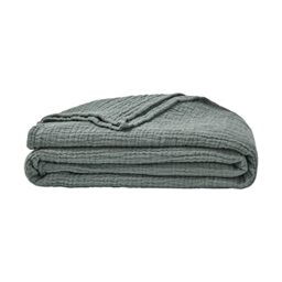 ESSIX Plain Cotton Gauze Bedspread 260 x 240 cm