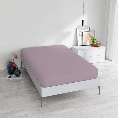 Italian Bed Linen Max Color Fitted Sheet with 25cm Corner