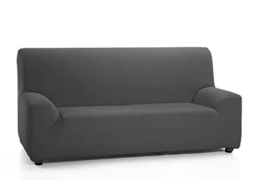 Martina Home Elastic Sofa Cover Tunisia 4 Seater Anthracite, Elastic Sofa Cover, 4 Seater (220 to 260 cm)