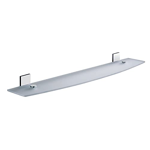 Gedy G-Singapore, Bathroom Shelf CM.58, Chrome Color, Wall Mount in Stainless Steel and Cromall, Warranty 10 Years, Measures 6 x 58 x 11.6 cm, Single
