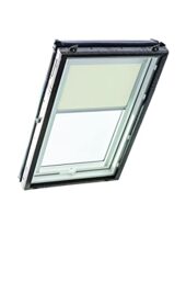Original Roto Blackout Roller Blind ZRV Almost Complete Blackout Guide Rail Silver for Roto Roof Windows Series Designo R4/R7 and Classic 43/73 With Size 114/118 - 11/11 Beige