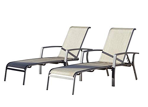 DHP Furniture Nyla Sunlounger, Charcoal