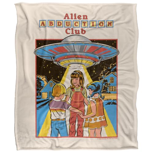 Steven Rhodes Alien Abduction Club Silky Touch Super Soft Throw Blanket 152 X 127 Cm