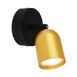 BRILONER Reading Lamp, Indoor Wall Lamp, Lamp, Indoor Wall Lamp, Swivel, Living Room Light, Black/Gold
