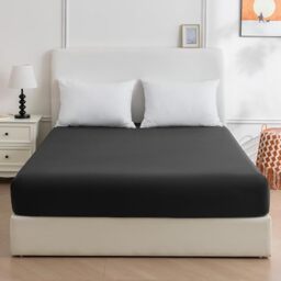 Sonive Super King Fitted Sheet, Polyester+Cotton, 25 cm Deep OEKO-TEX