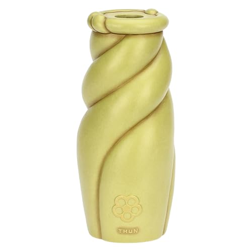 THUN - Twist Vase, Large - Ceramic - Spring Garden Collection - 10.5 x 10.2 x 23 cm