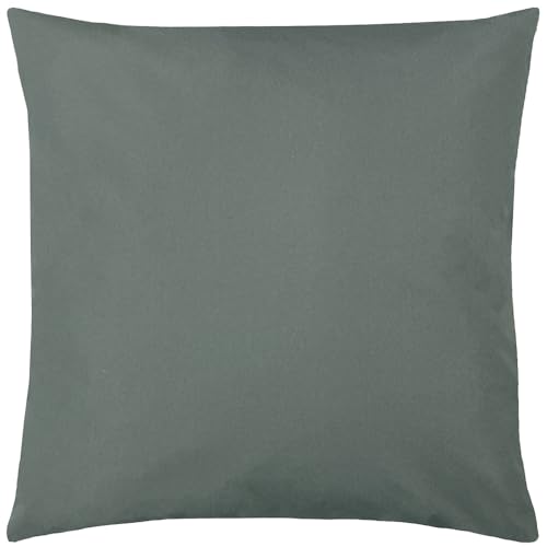 furn. Wrap Plain Garden Outdoor Cushion Cover – UV Resistant Water Resistant (Grey – 43x43cm)