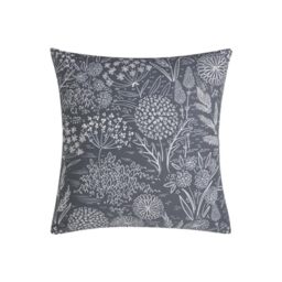 Origin Hortense Printed Lyocell Pillowcase 63 x 63 cm Charcoal Grey