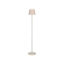 Eglo Cordless LED Floor lamp Mannera-L, Wireless Battery Light Fixture, Indoor and Outdoor, Touch dimmable, Rechargeable Garden Lighting, Beige Metal, IP54