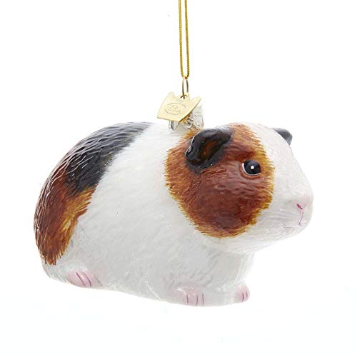 Kurt S. Adler Noble Gems Guinea Pig Glass Christmas Tree Ornament NB1632