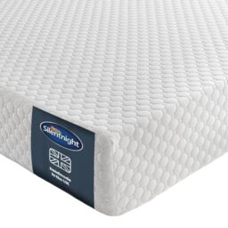 Silentnight 7 Zone Memory Foam Rolled Mattress - Made in the UK - -Medium Firm -Double, White